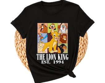 The Lion King Est. 1994 Shirt, The Lion King Characters Shirt, Disney Lion King Film, Simba Shirt, Lion King Shirt, Mufasa Nala Scar Timon