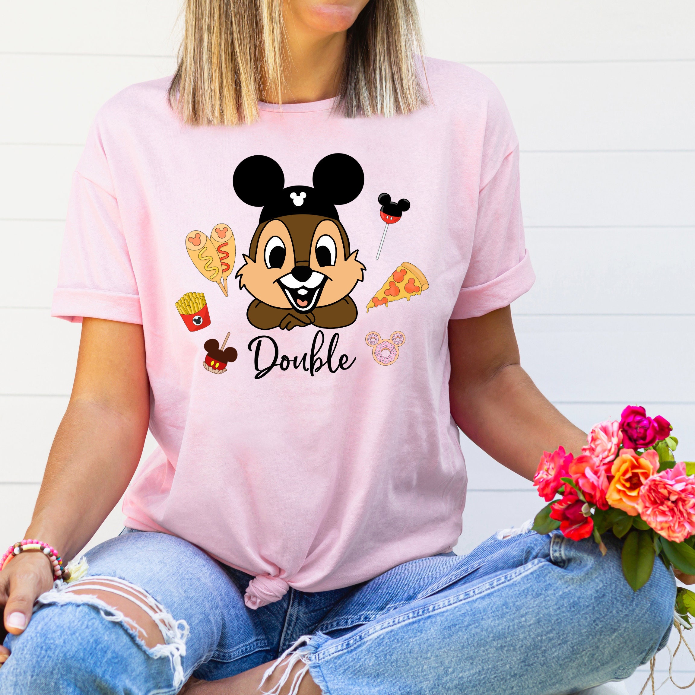 Discover Camiseta Chip And Dale Disney Personaje para Hombre Mujer