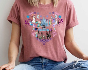 Frozen Princess Elsa and Anna Shirt, Disney Princess Shirt, Disney Elsa Mickey Ears Shirt, Disney Castle, Frozen Olaf Kristoff Shirt