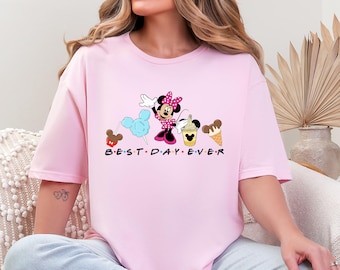 Best Day Ever Shirt, Disney Minnie Mouse Shirt, Disney Snacks Themed, Minnie Mouse Shirt, Disney Matching, Disney Group, Disney Foods Shirt