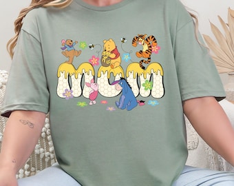 Mom Shirt, Winnie The Pooh Themed, Disney Mom Shirt, Winnie The Pooh Characters, Disney Mother Shirt, Disney Mom Gift, Disney Gift Shirt