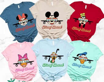 Disney Bound Matching Trip Shirt, Disney Mickey Minnie Pluto Goofy Donald and Daisy Duck Matching Shirt, Disney Group Travel Shirt