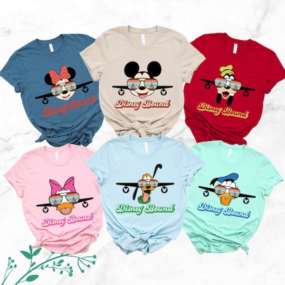 Disney Bound Matching Trip Shirt, Disney Mickey Minnie Pluto Goofy Donald and Daisy Duck Matching Shirt, Disney Group Travel Shirt