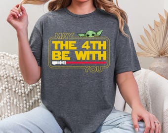 May The 4Th Be With You Shirt, Star Wars Shirt, Baby Yoda Themed, Star Wars Day, Star Wars Gift, Star Wars Day: May the 4th Be With You