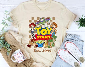 Toy Story Est. 1995 Shirt, Disney Toy Story Movie Shirt, Disney Toy Story Characters Shirt, Toy Story Woody Jessie Buzz Lightyear Slinky Dog