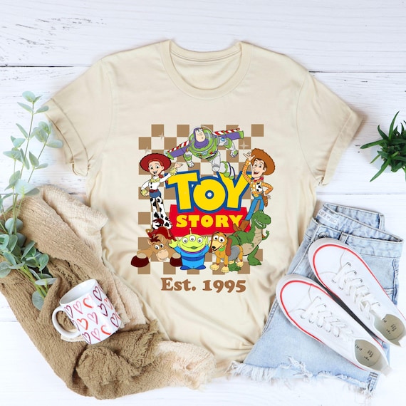 Toy Story Est. 1995 Shirt, Disney Toy Story Movie Shirt, Disney Toy Story Characters Shirt, Toy Story Woody Jessie Buzz Lightyear Slinky Dog