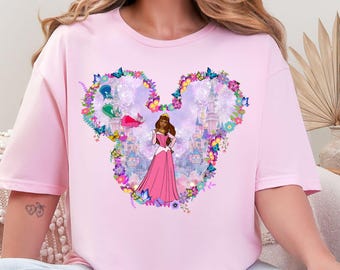 Disney Black Aurora Shirt, Disney Aurora Shirt, Sleeping Beauty Tee, Black Aurora Shirt, Princess Aurora Shirt, Black Disney Princess Aurora