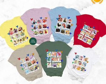 Movies Pictures Themed Matching Shirt, Disney Movies Group Shirt, Marvel Characters, Cinderella Characters, Frozen Characters,Disney Marvel