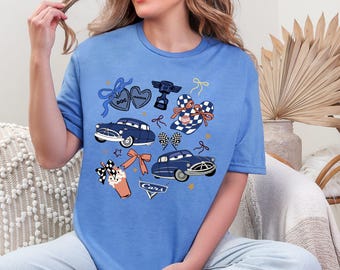 Doc Hudson Cars Movie Shirt, Coquette Bow Design