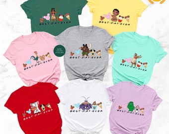 Camiseta a juego "El mejor día de Moana" de Disney, camiseta a juego "Snacks" de Disney, camiseta "Moana Maui Heihei Gramma Tala Pua Tamatoa Te Fiti" de Disney