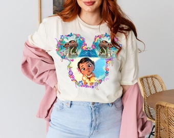 Disney Baby Moana Shirt, Disney Moana Characters Shirt, Disney Moana Gift Shirt, Disney Baby Moana Travel Shirt, Disney Moana and Maui Shirt