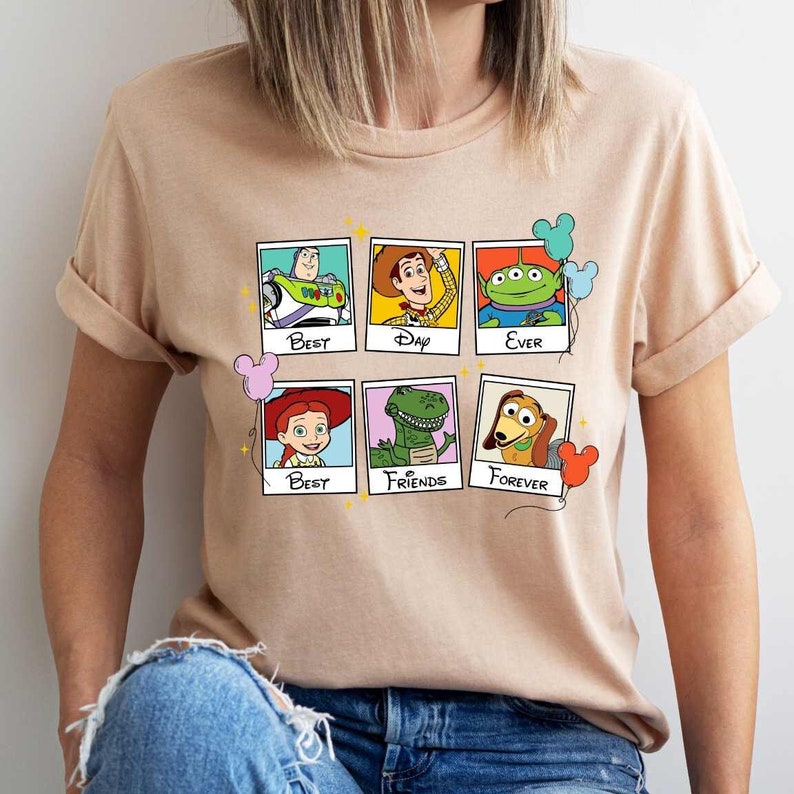 Toy Story Best Day Ever Shirt, Woody and Buzz Shirt, Best Friends Forever Shirt, Disney Besties Shirt, Disney Friends Shirt, Disney Gift Tee Bild 1