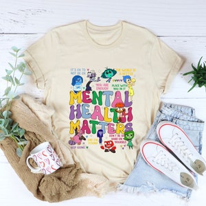 a t - shirt with the words mental health matters on it