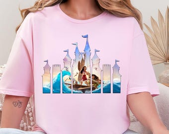 Moana 2 Castle Shirt, Moana 2 Shirt, Disney Castle Themed, Disney Moana 2 Shirt, Disney Moana Movie, Moana Shirt, Moana Disney Castle Shirt