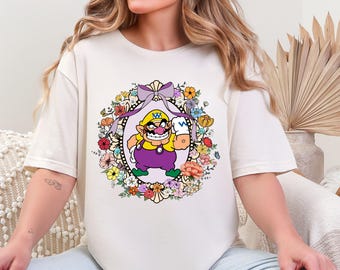 Super Mario Character Wario Shirt, Super Mario Wario Shirt, Super Mario Group Shirt, Super Mario Matching Shirt, Super Mario Bros, Nintendo