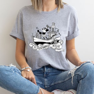 Disney Steamboat Willie Shirt, Walt Disney Steamboat Willie Shirt, Mickey and Minnie Mouse Shirt, Mickey and Minnie Mouse Steamboat Willie