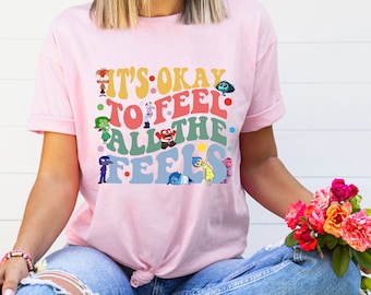 Inside Out Movie Shirt: It's Okay To Feel All The Feels