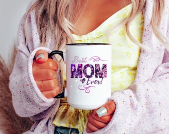 Mother's Day Mug,Mother's Day Gift,Best Mom Gift,Birthday Gift for Her,Floral Mug,Flower Gift,Women's Gift,Mom Mug,Mom Birthday Gift,