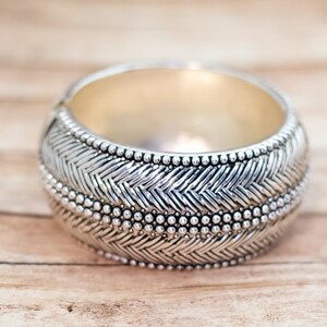 925 Sterling Silver Handmade Gorgeous Bright Shining Bangle