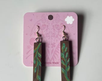 Pothos/Vine Earrings