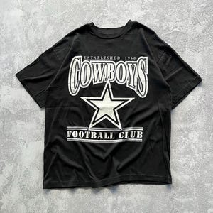 Vintage 90s Dallas Cowboys Troy Aikman T-shirt: Youth Size 18-20