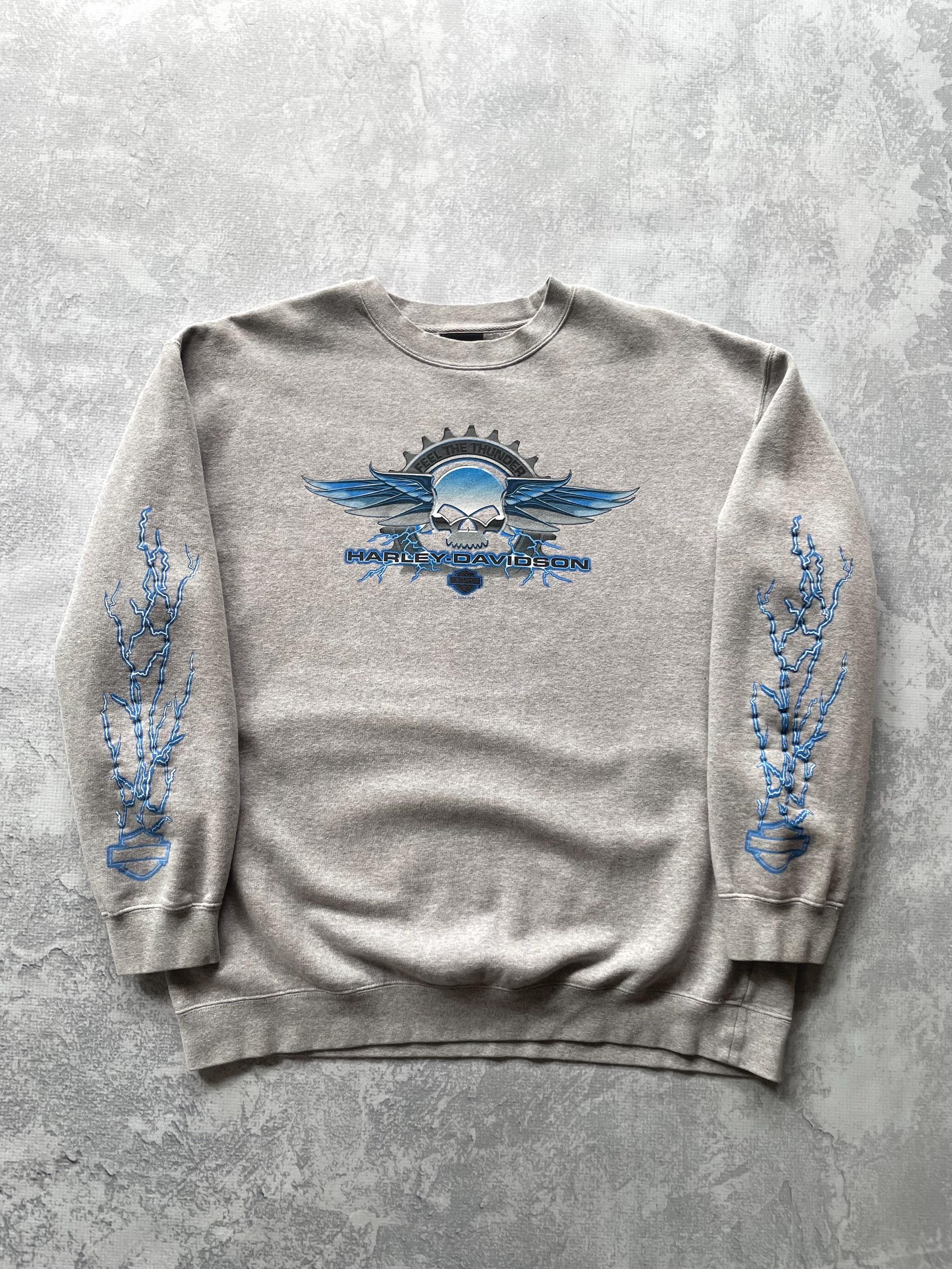 美品 希少HARLEY DAVIDSON LIGHTNINGロンT バー＆シールドロング