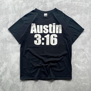 Vintage WWE Stone Cold Steve Austin 3:16 Black T Shirt Large