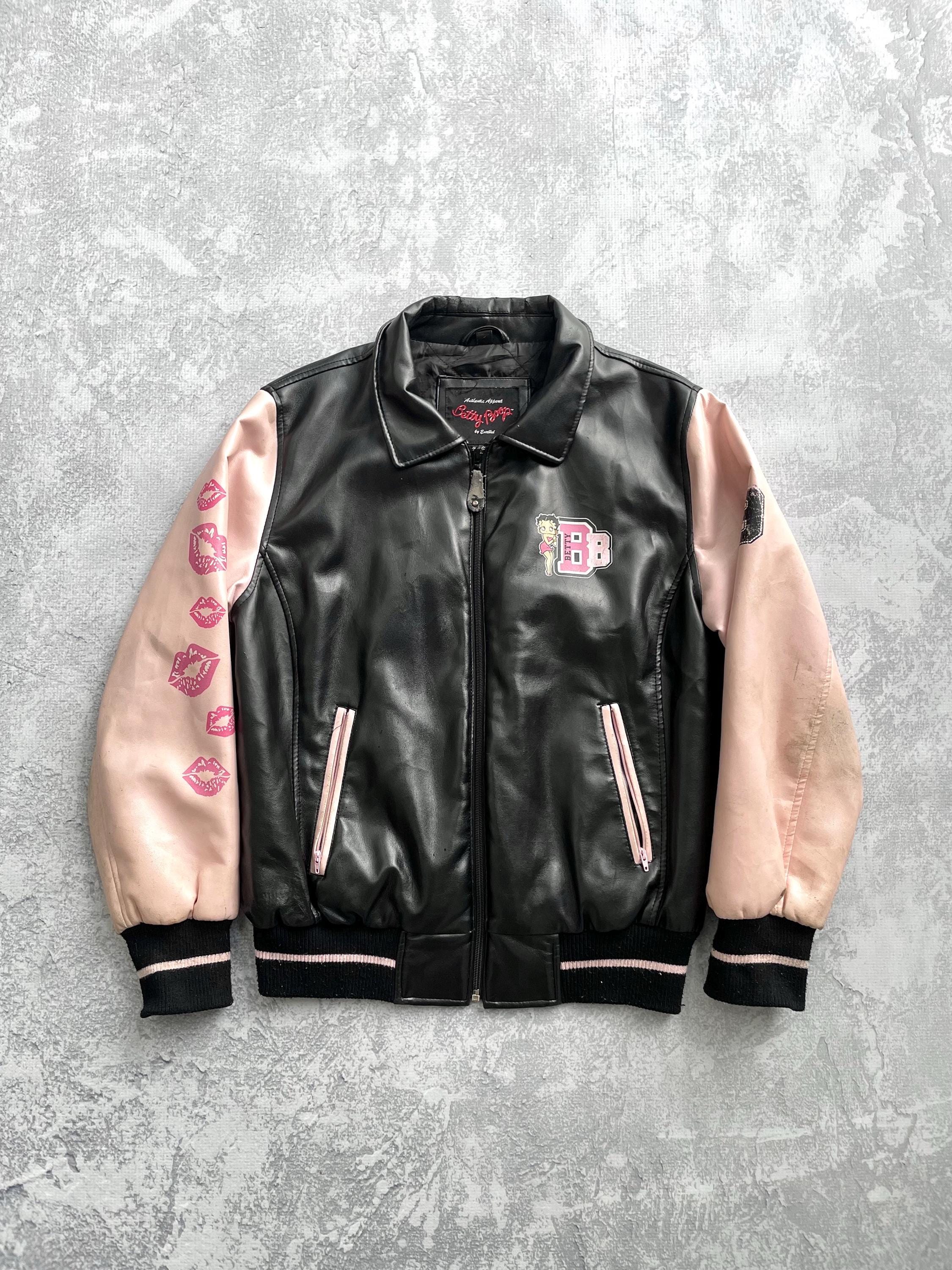 2000's And A leather riders jacket y2k 2000's leather double