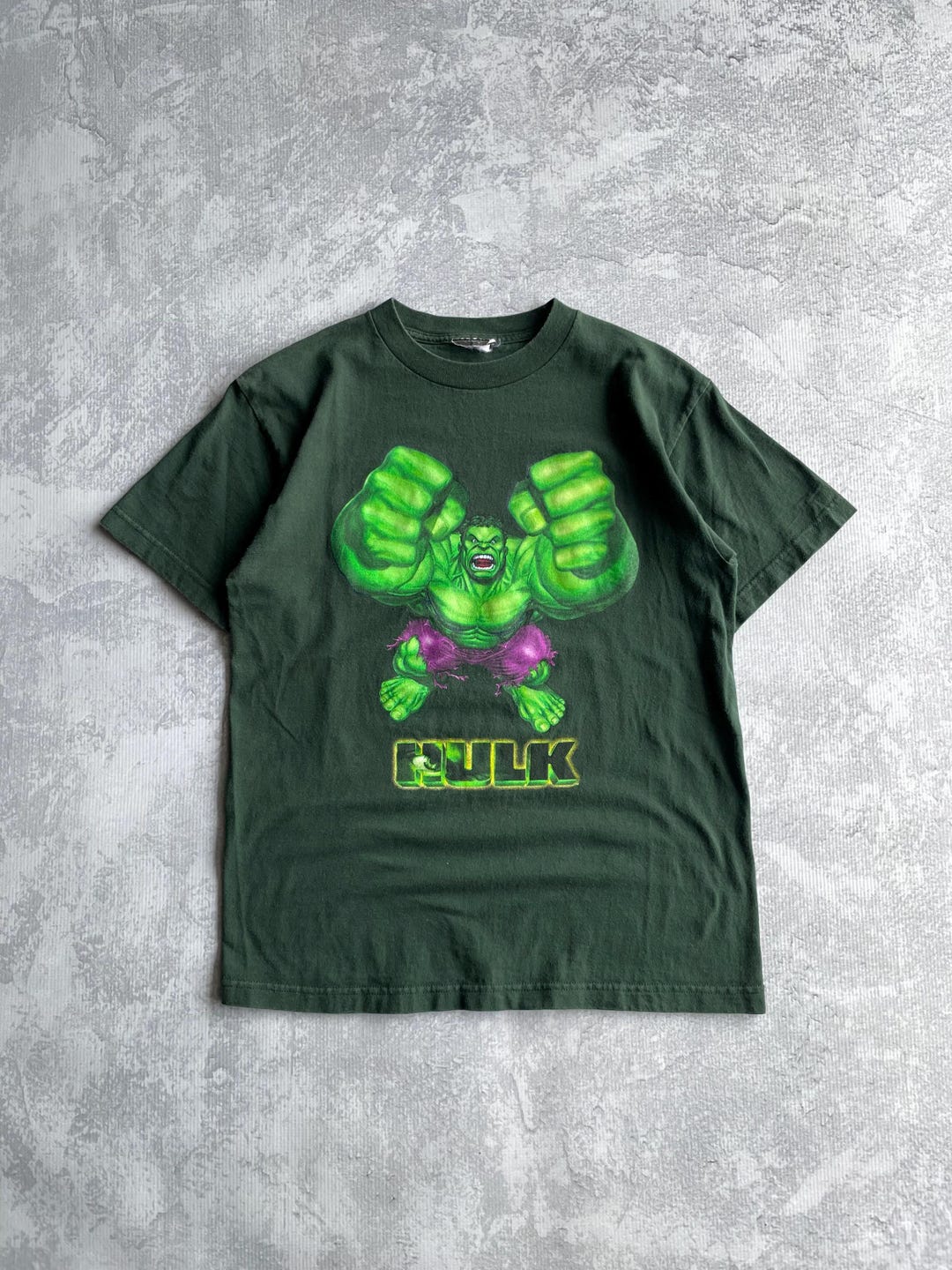Vintage 2003 Marvel the Hulk Movie Promo Green Tee Shirt - Etsy