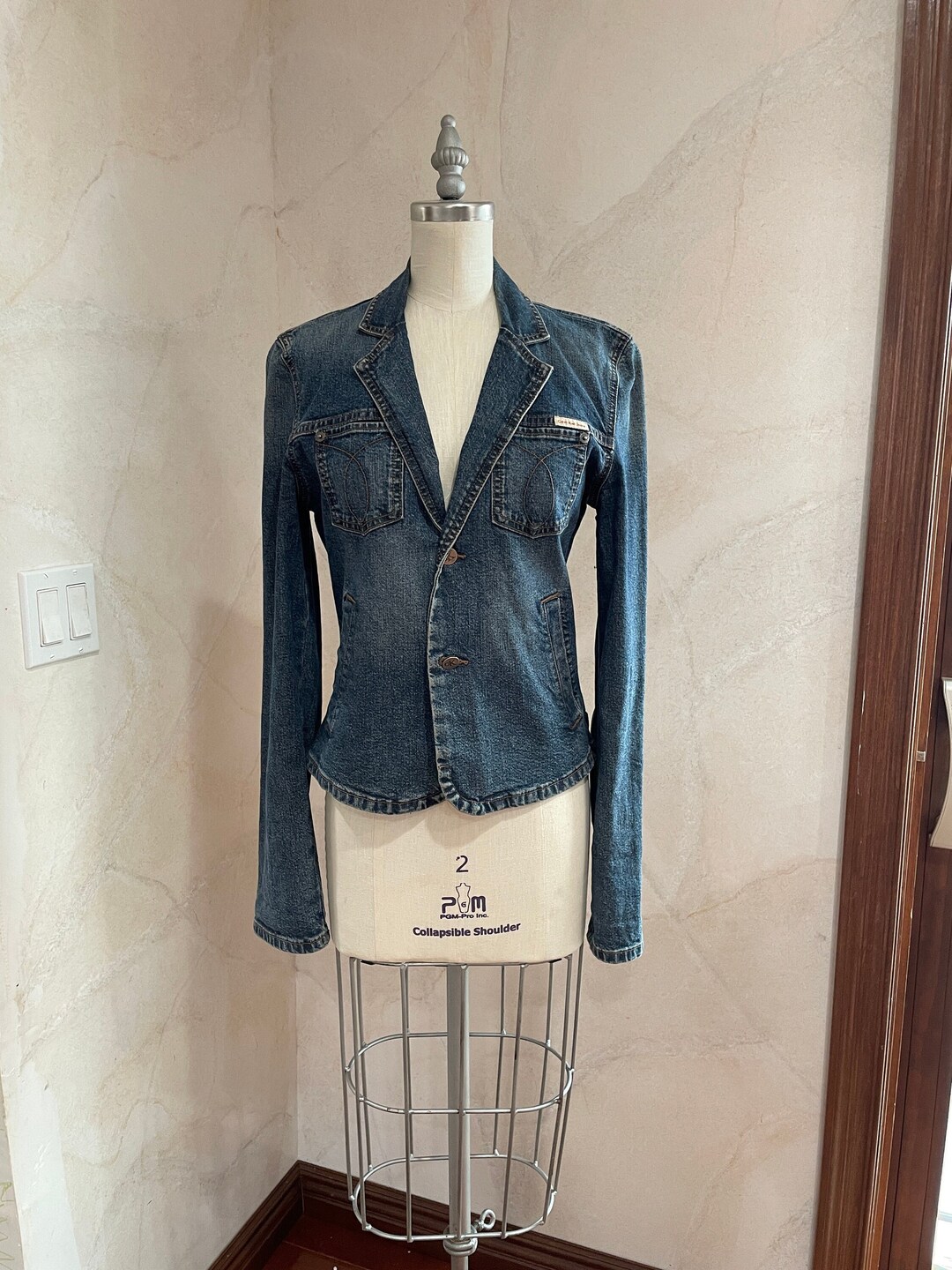 Vintage Calvin Klein Jeans Denim Jacket Etsy