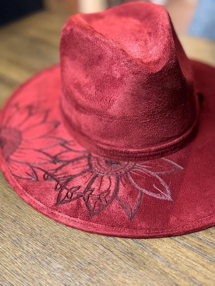 Custom Hand-Burned Fedora – One-of-a-Kind Artisan Designs