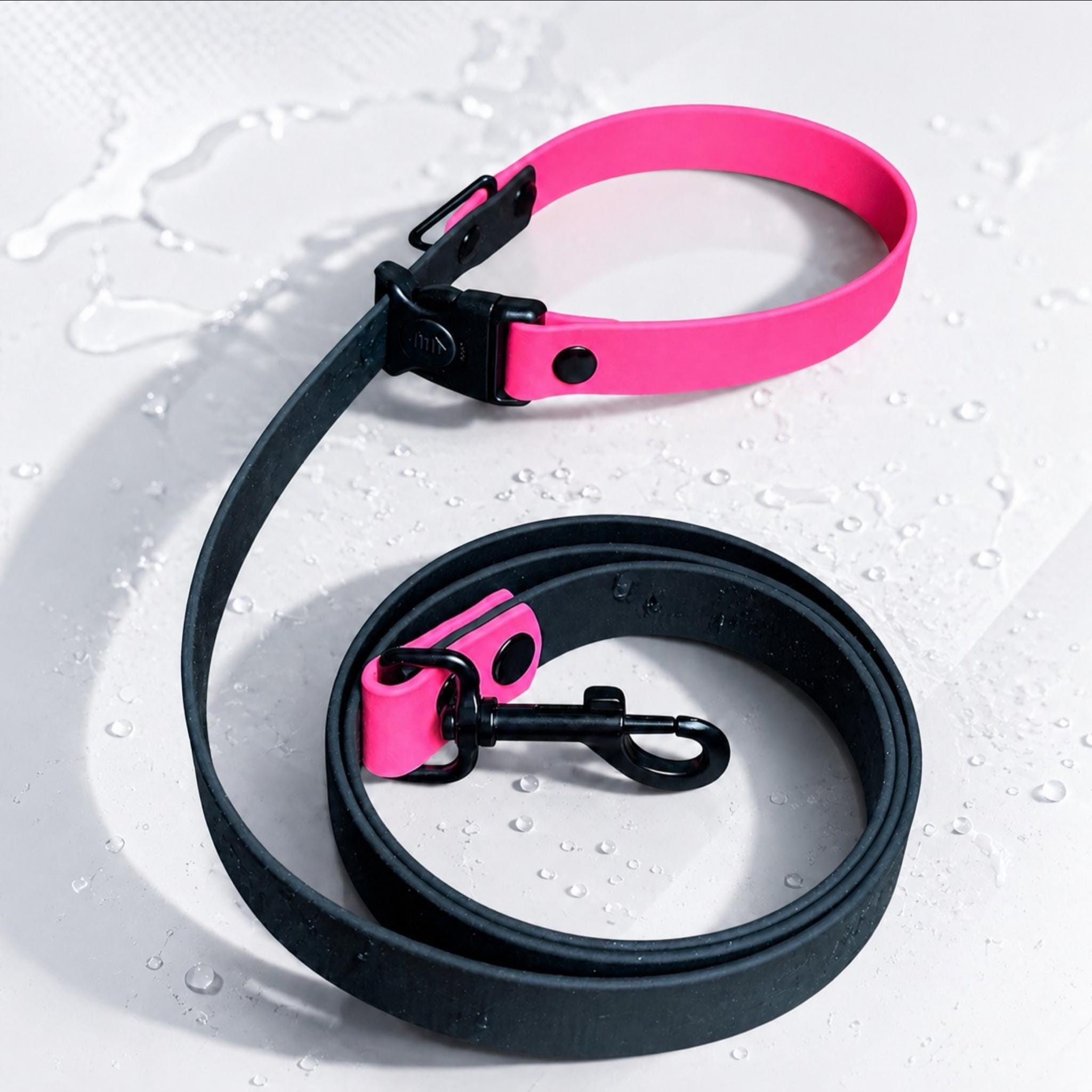 Locking Handle Biothane Dog Leash - Adjustable Hands-free Lead - Etsy