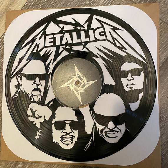 METALLICA Vinyl Record Clock