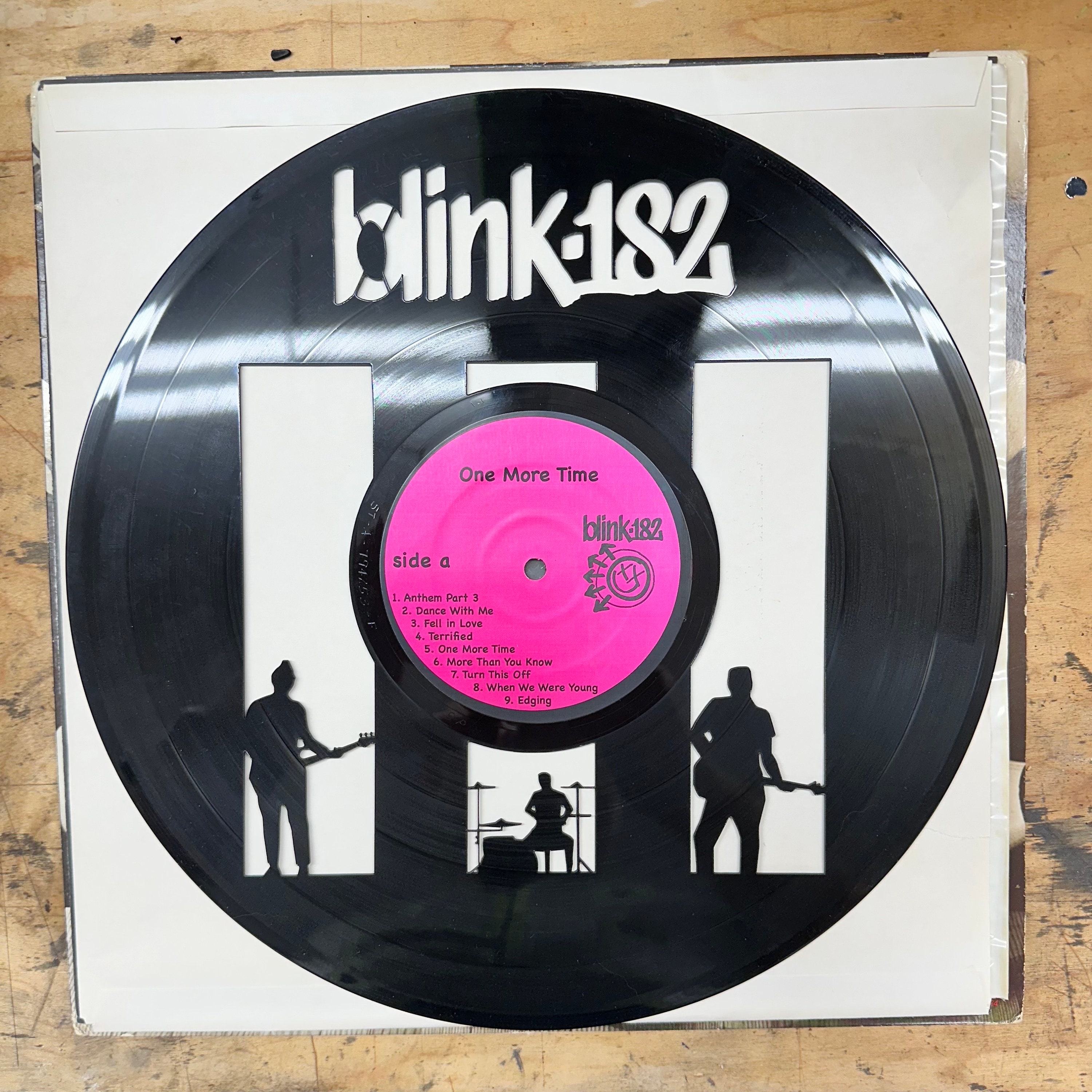 Green Day Laser Cut Vinyl Record Punk Custom Gift Birthday