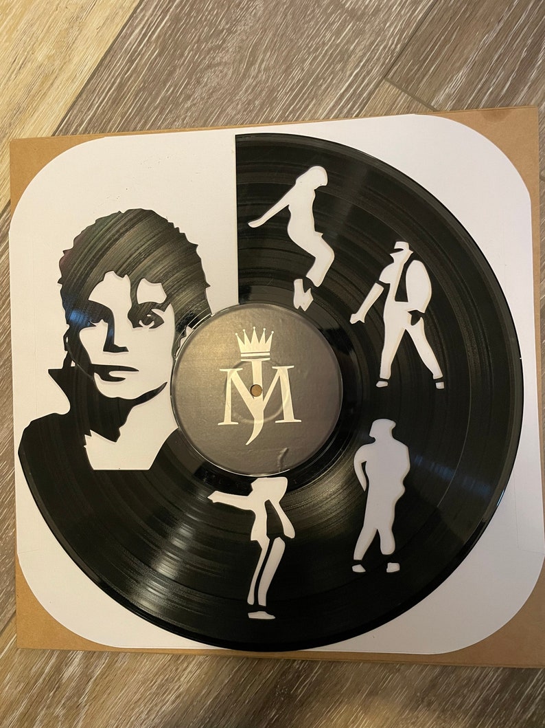 Michael Jackson Laser Cut Vinyl Record Prince of Pop Etsy