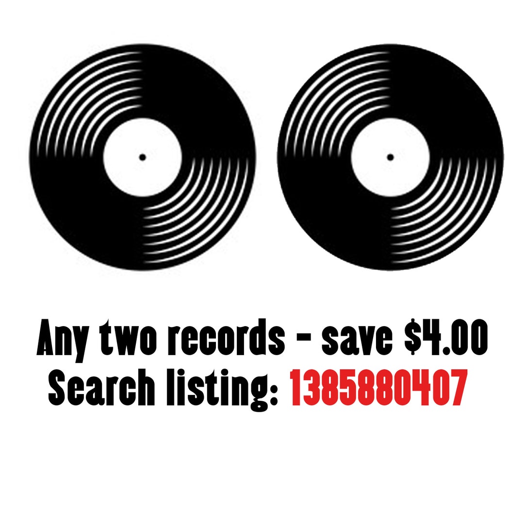 Any Two Laser Cut Vinyl Records Custom Gift Birthday Etsy