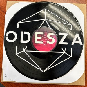 Odeza laser cut vinyl record    birthday custom - gift - birthday - Christmas - Art