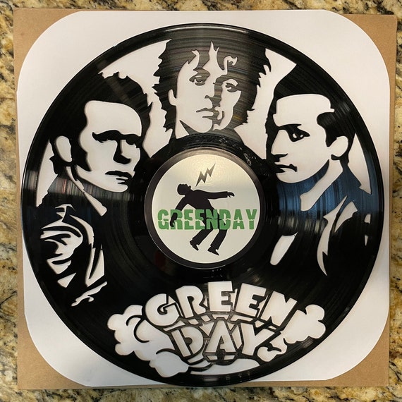 Green Day Laser Cut Vinyl Record Punk Custom Gift Birthday Christmas Art 
