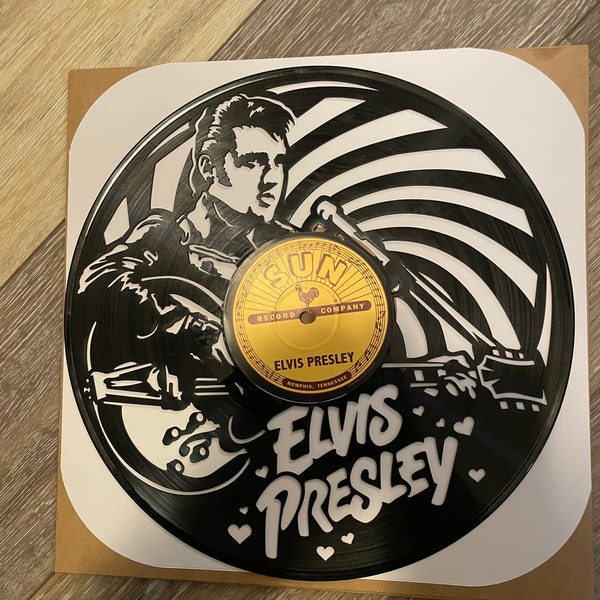 Laser Cut Elvis Vinyl Etsy