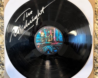 The Midnight laser cut vinyl record   custom - gift - birthday - Christmas - Art