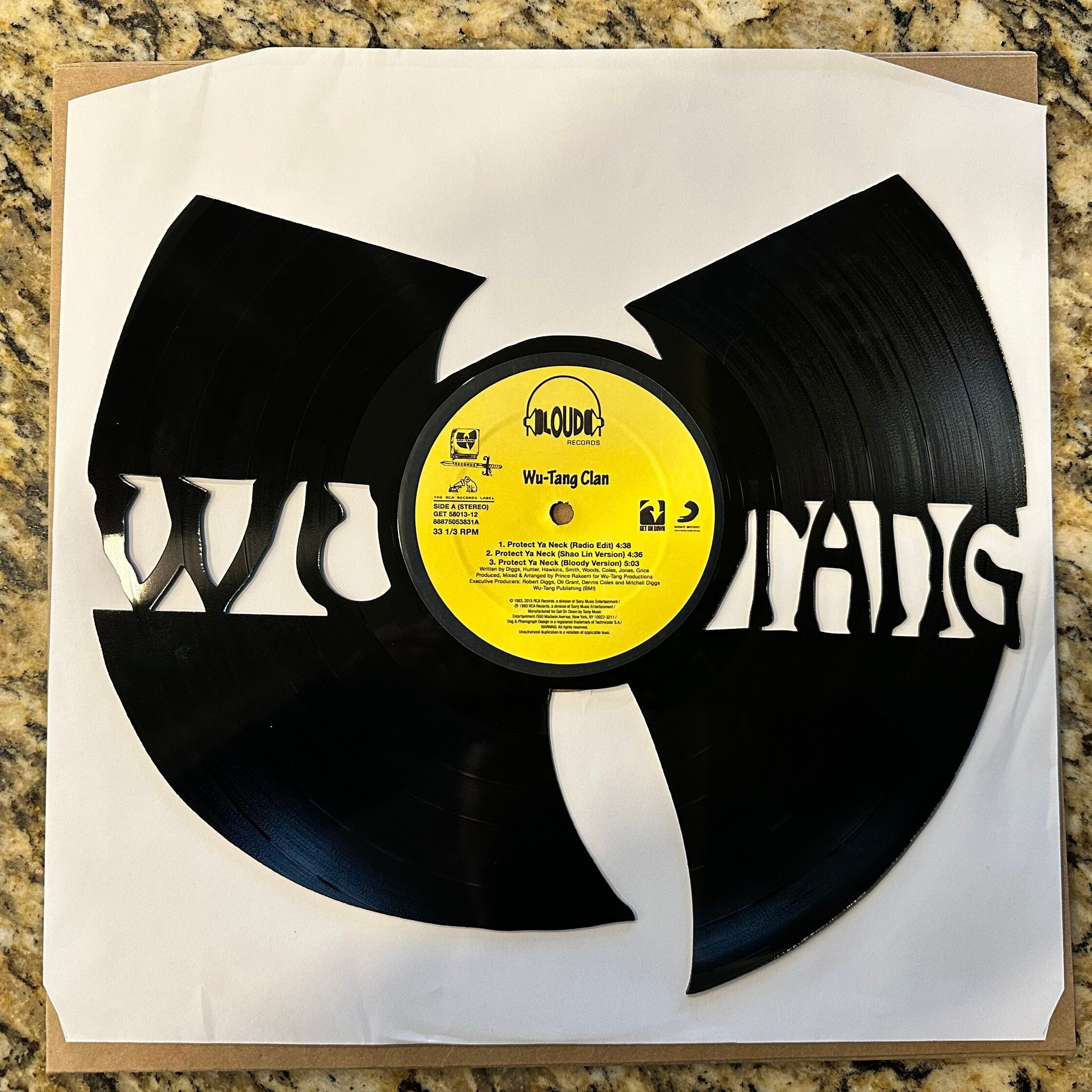 Wu-Tang Vinyl Record Art