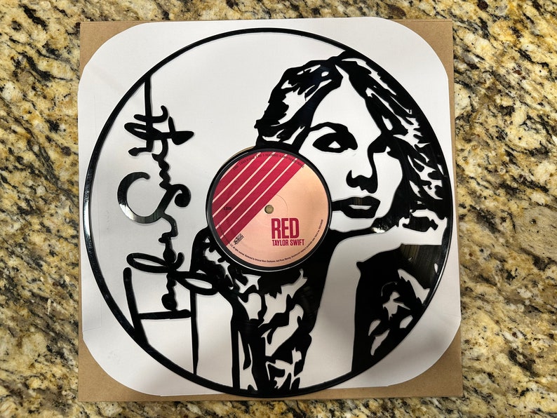 Taylor Swift Laser Cut Vinyl Record Midnights Custom Gift Etsy