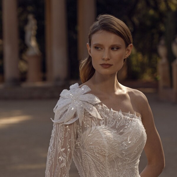 Mermaid Tail Wedding Dress Etsy