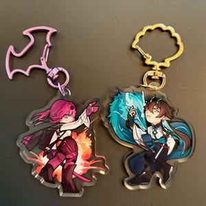 Honkai Star Rail Acrylic Keychains: Blade, Kafka, Dan Heng Honkai Star Rail Acrylic Keychains: Blade, Kafka, Dan Heng