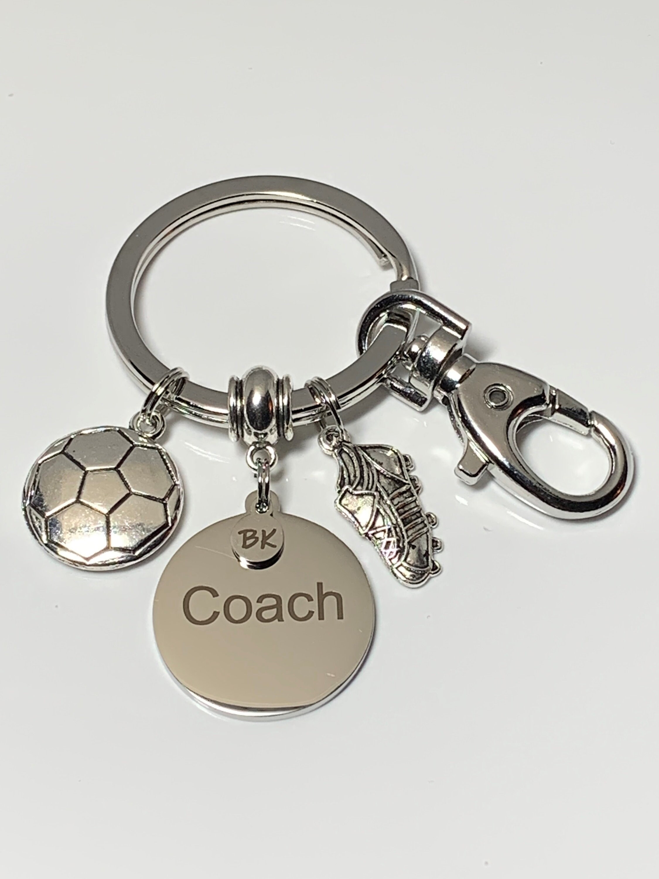Coach | Soccer Coach Gift | Soccer Keychain | Personalized Keychain ...