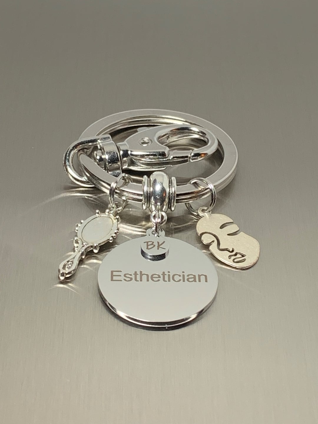 Esthetician Keychain Business Keychain Esthetician Gift Entrepreneur