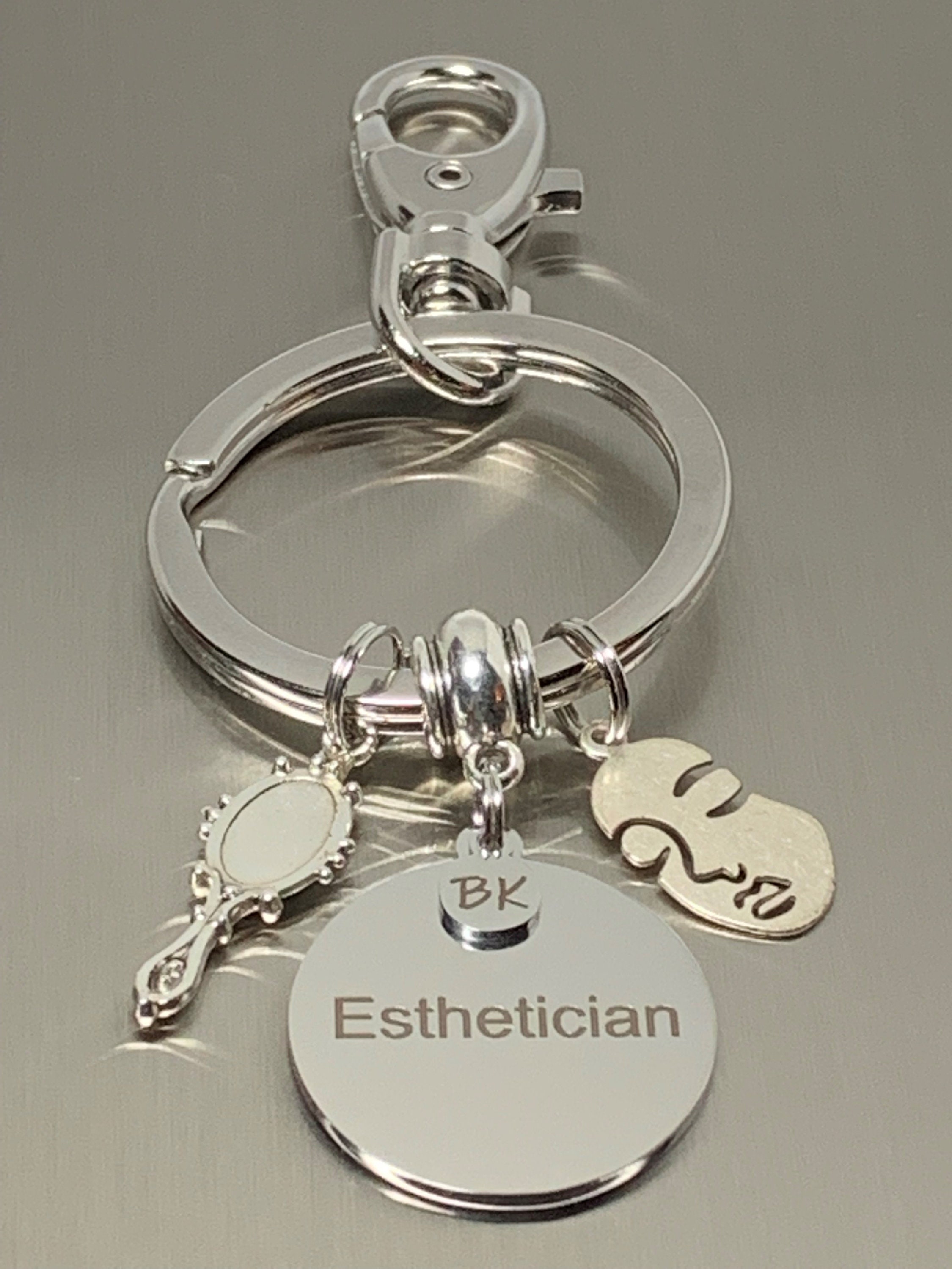 Esthetician Keychain Business Keychain Esthetician Gift Entrepreneur