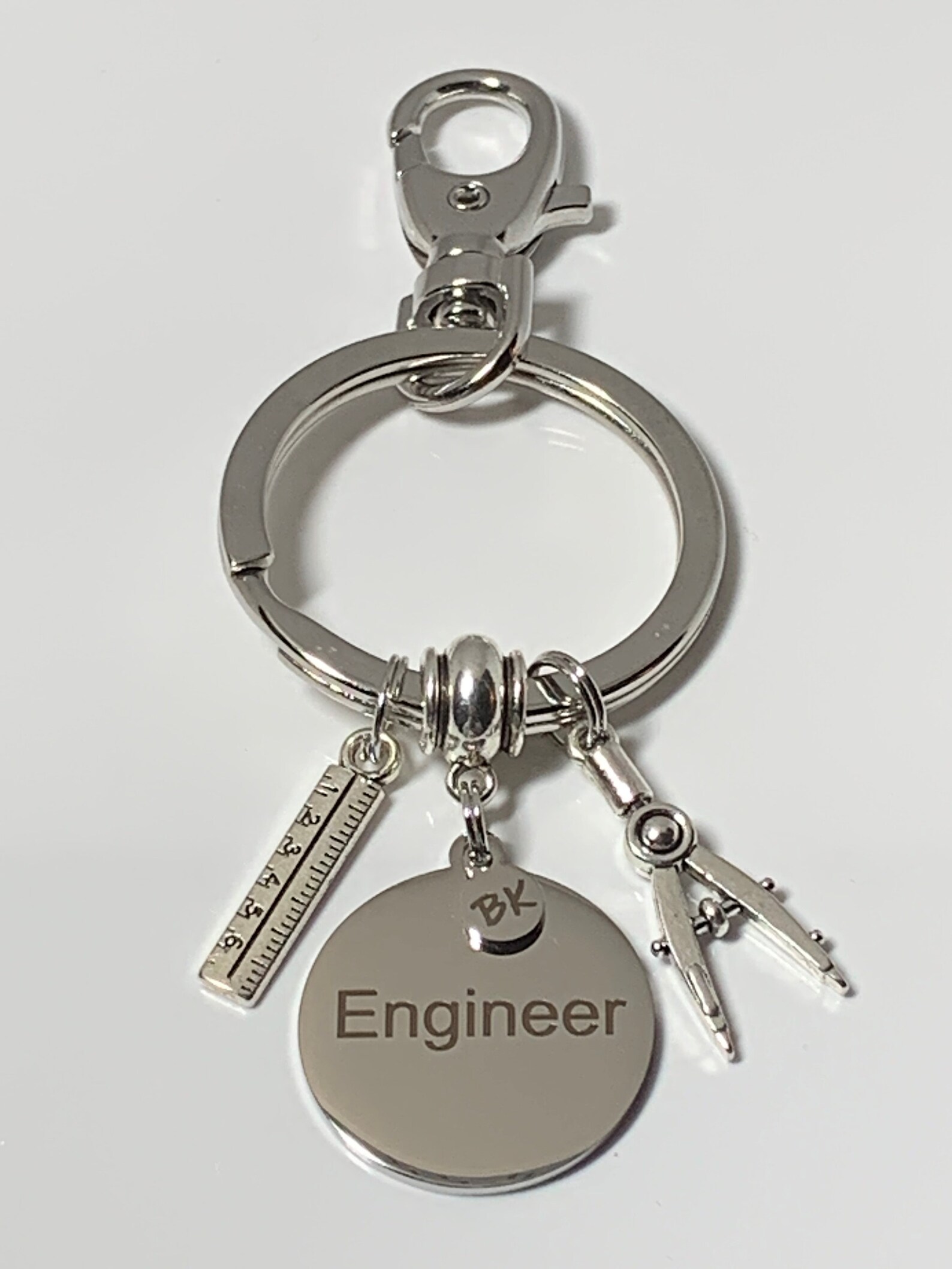 Engineer Personalized Keychain | Engineer Gift | Business Keychain ...