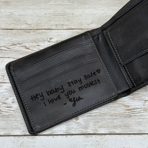 Personalized Wallet,Mens Wallet,Engraved Wallet,Groomsmen Wallet,Leather Wallet,Custom Wallet,Boyfriend Gift for Men,Father Day Gift for Him