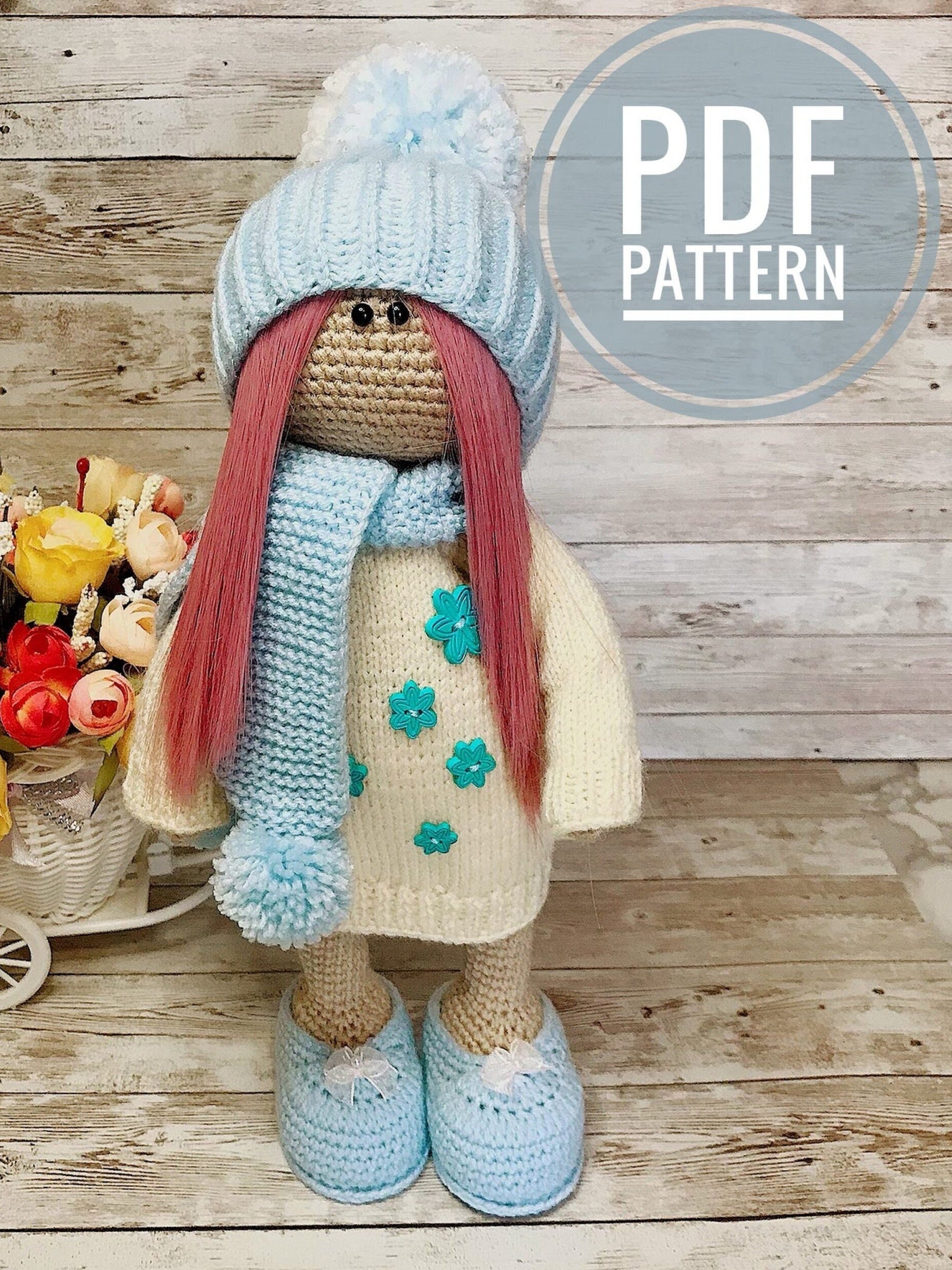 Let's Make Crochet Amigurumi Doll Girls and Their Costumes Japanese Craft  Book 